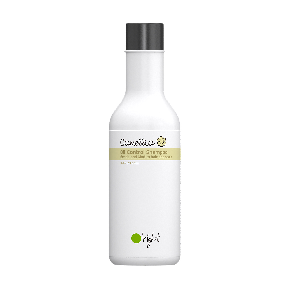 Органічний шампунь O'right Camellia Oil-Control Shampoo Камелія, для жирної шкіри голови, 100 мл